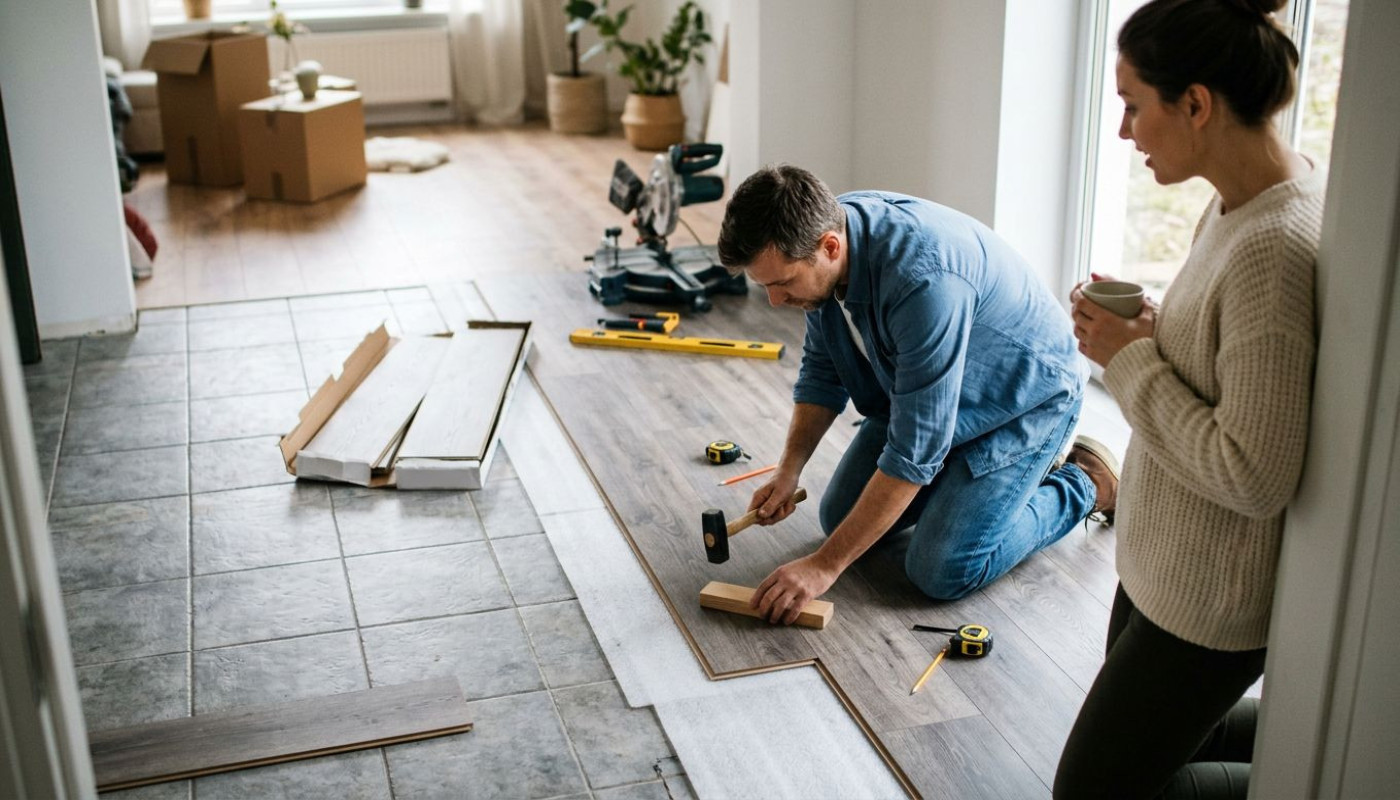 Peut-on vraiment poser du parquet flottant sur un ancien carrelage ?